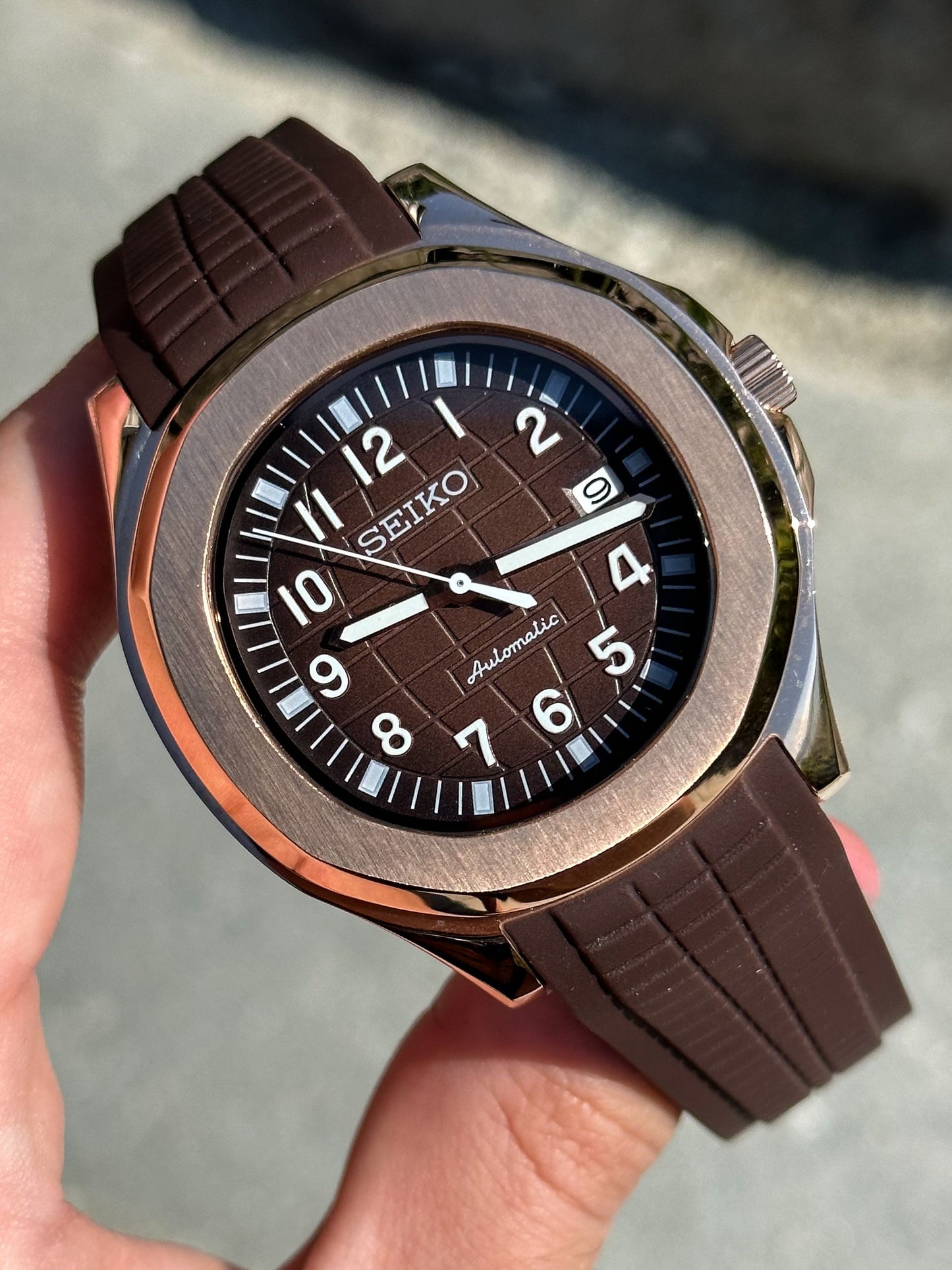 Seikonaut Rose Gold Brown