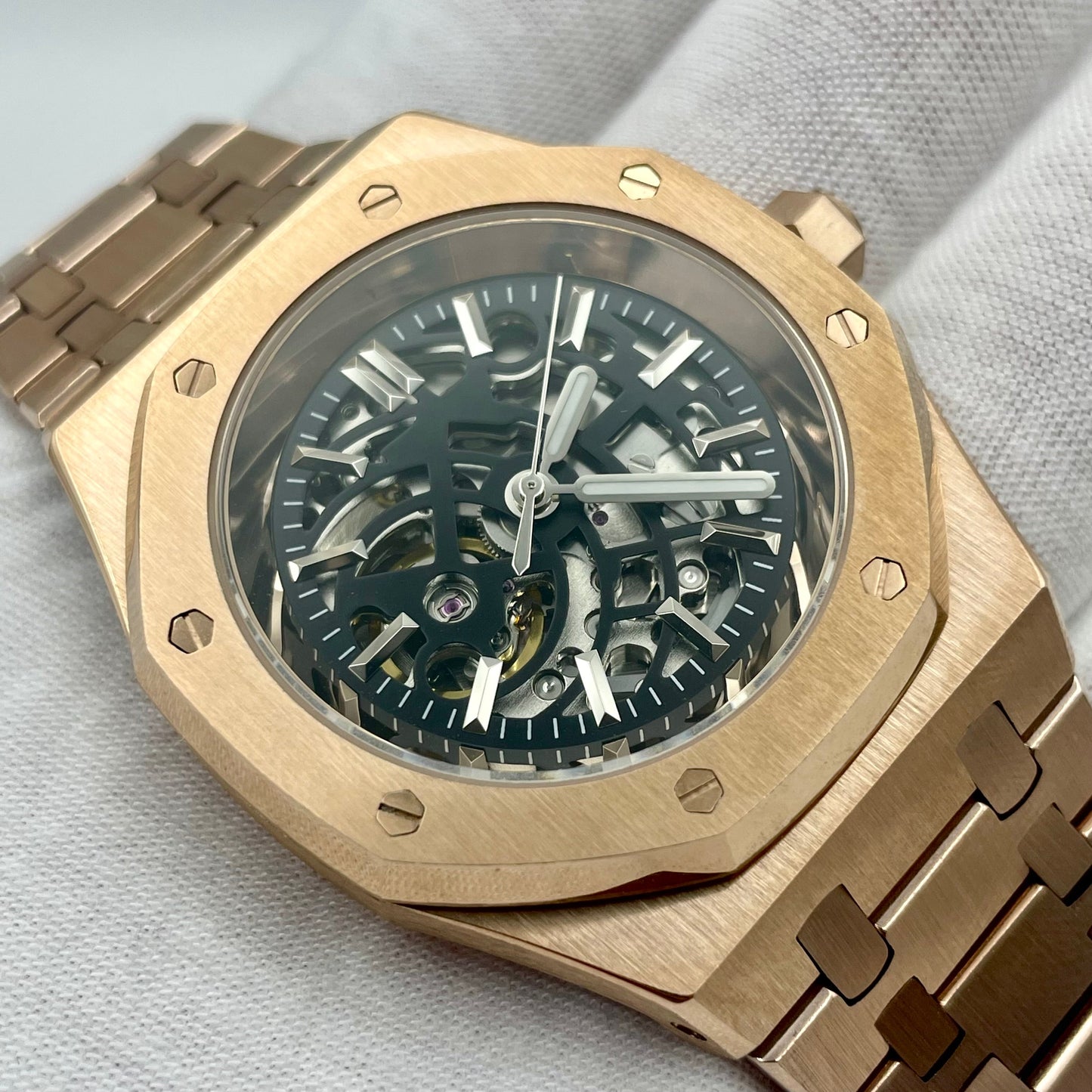 Royal Seikoak Rose Gold Skeleton