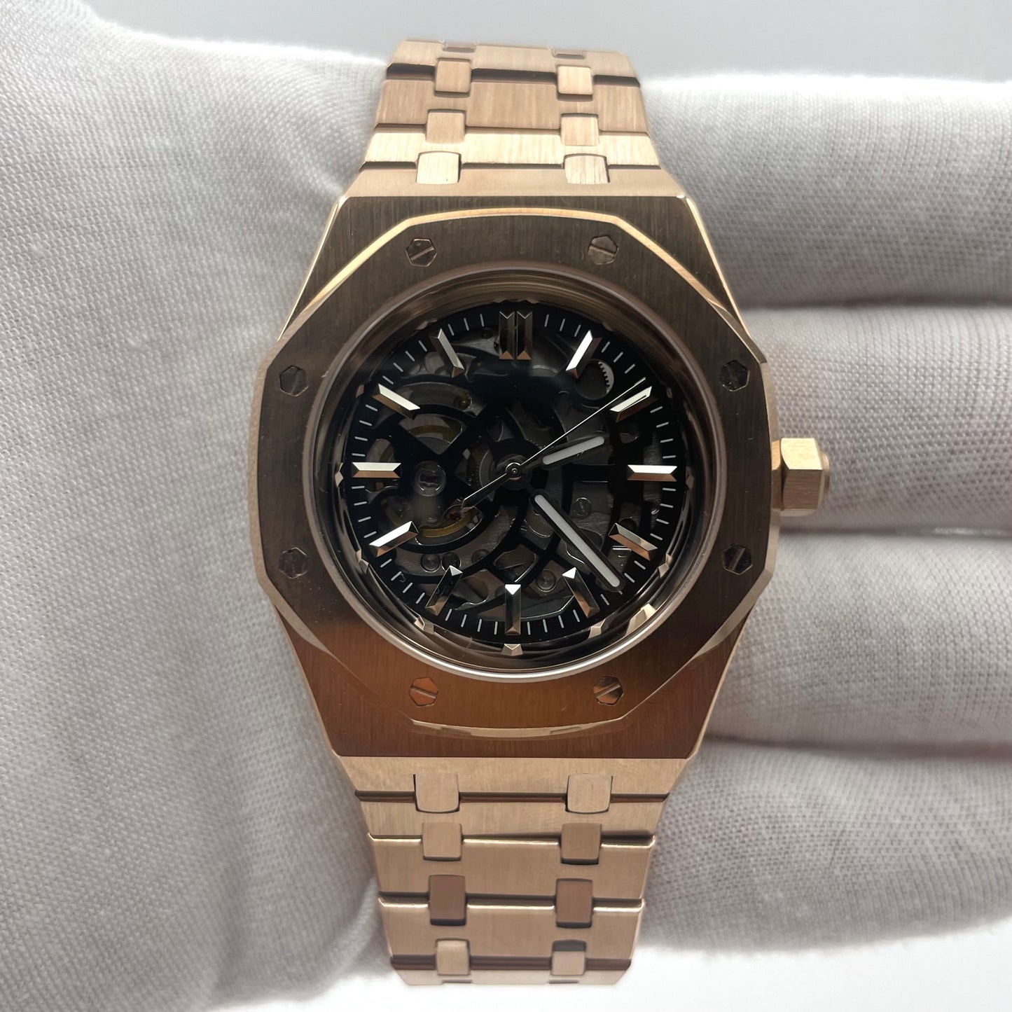 Royal Seikoak Rose Gold Skeleton