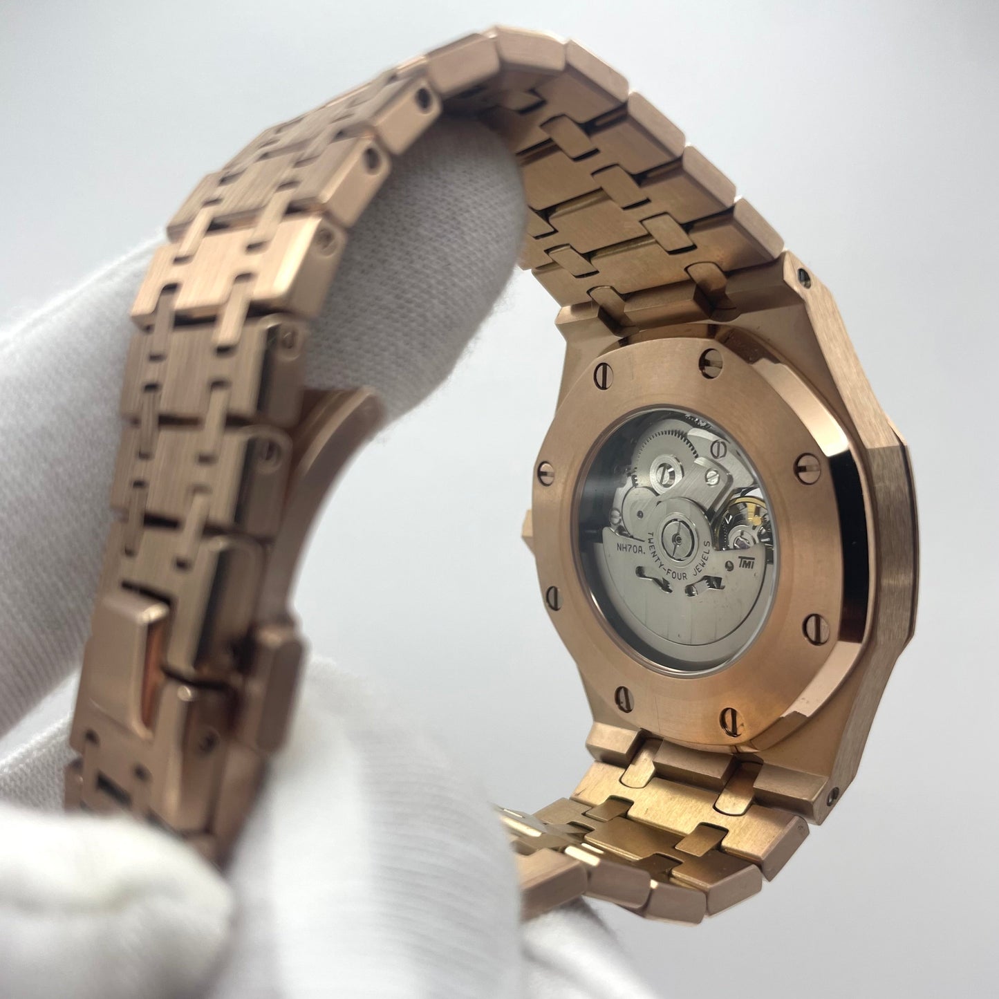 Royal Seikoak Rose Gold Skeleton