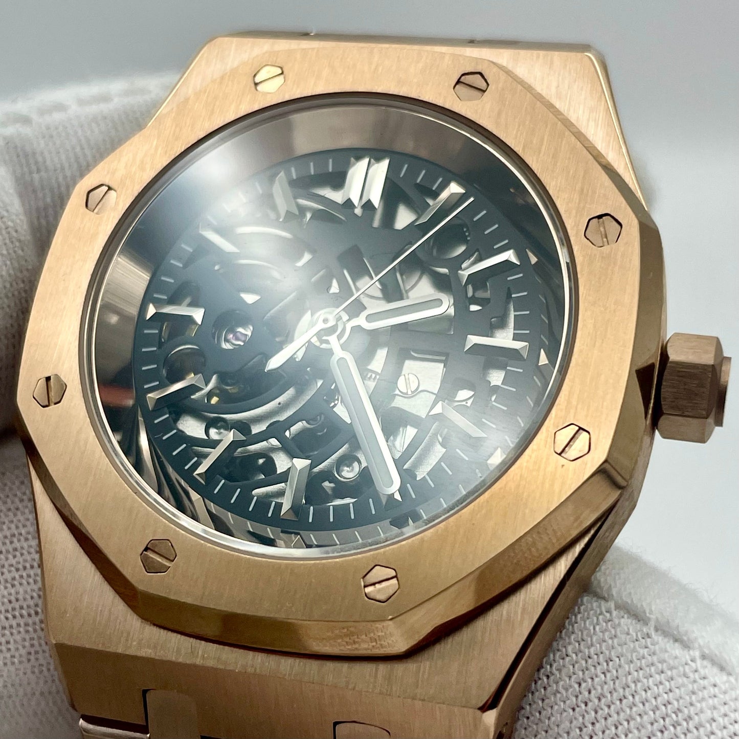 Royal Seikoak Rose Gold Skeleton