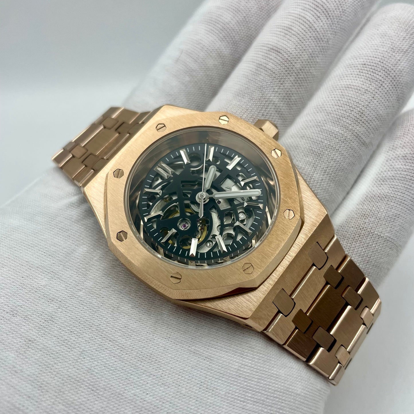 Royal Seikoak Rose Gold Skeleton