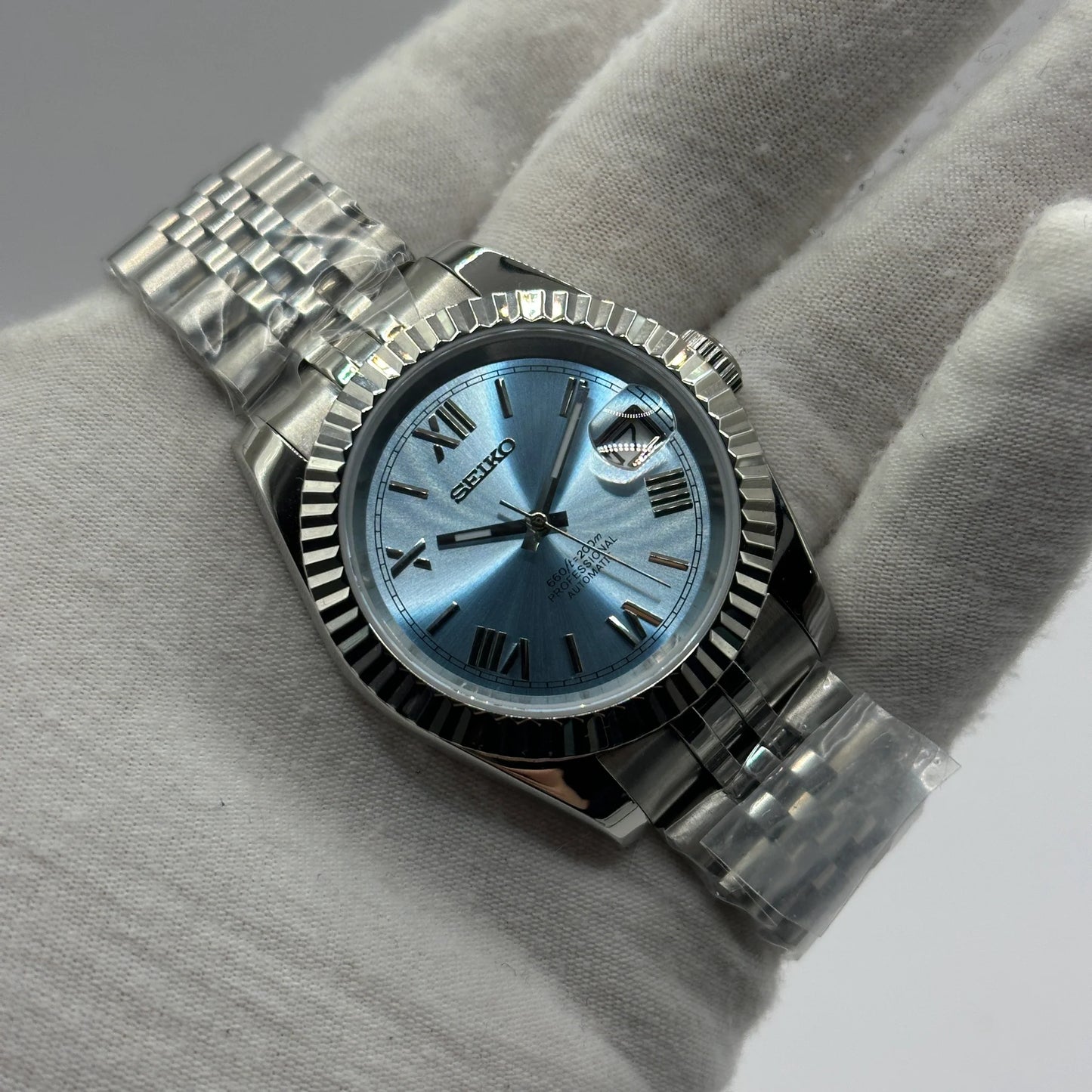 Datejust Roman Ice Blue