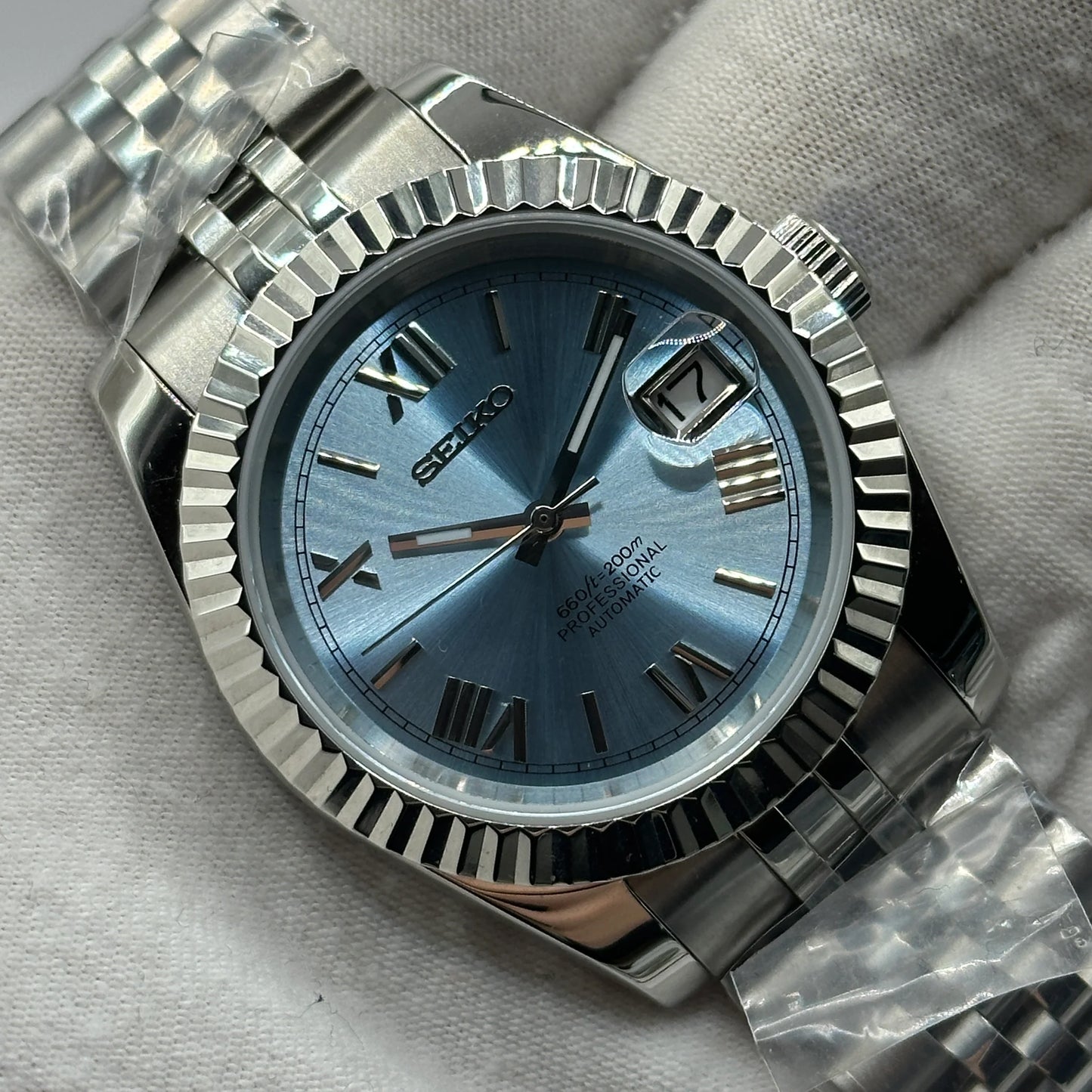 Datejust Roman Ice Blue