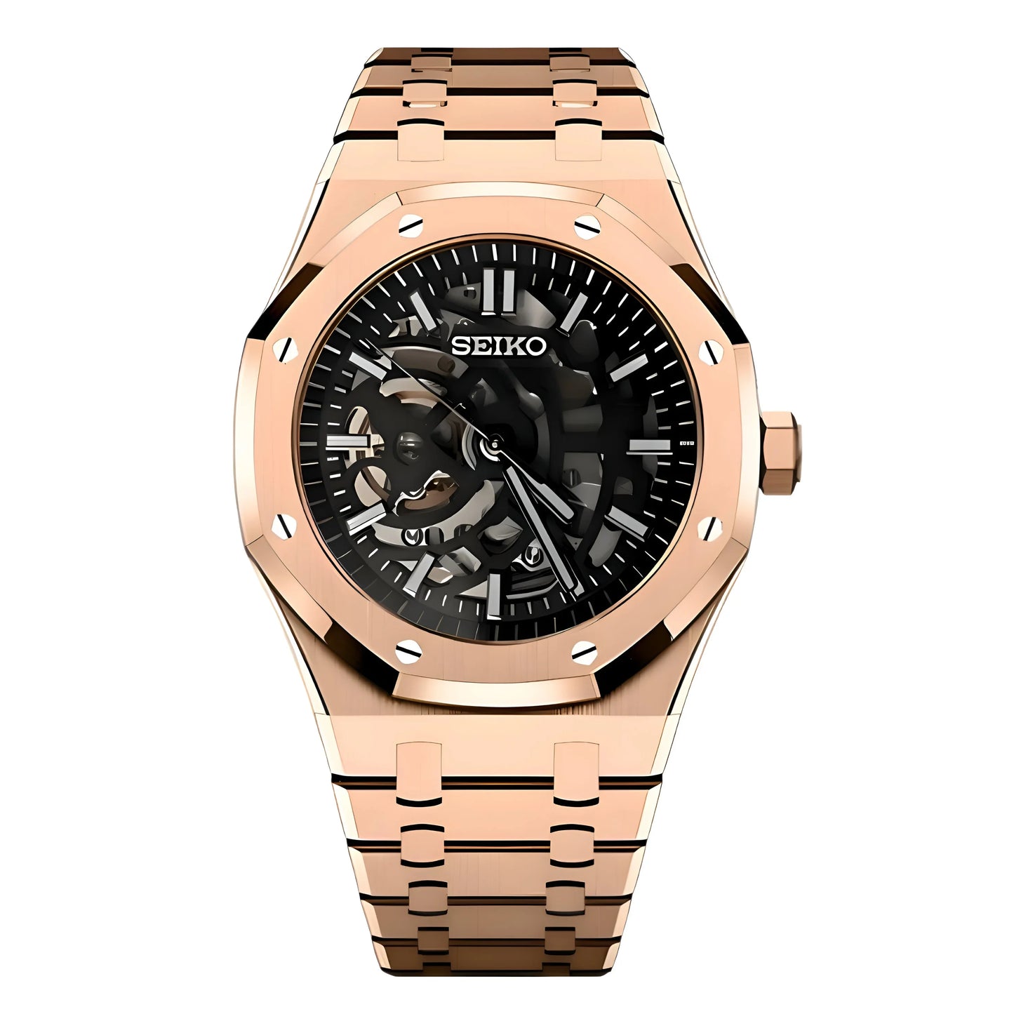 Royal Seikoak Rose Gold Skeleton