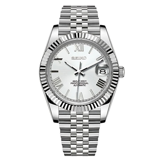 Datejust Roman Silver